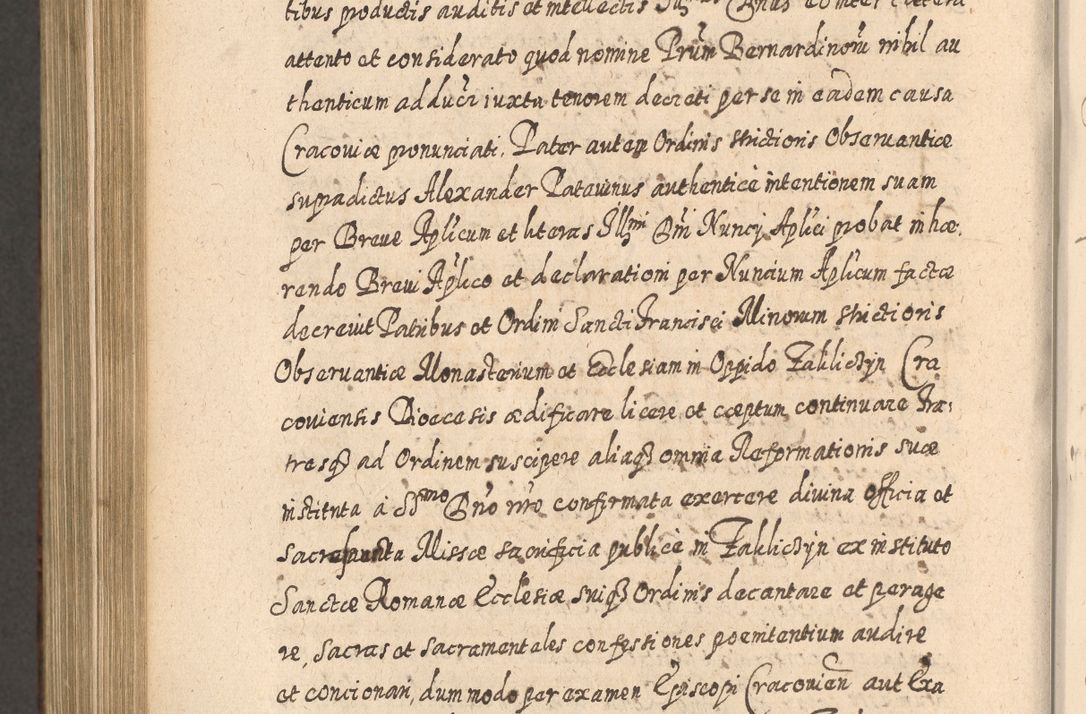 Zdjęcie nr 1107 dla obiektu archiwalnego: Acta actorum, causarum spiritualium, civilium, criminalium, obligationum, quietationum, inscpritionum, cessionum, decimarum, testamentorum R. D. Martini Szyszkowski, episcopi Cracoviensis, ducis Severiensis in annis 1620 - 1623. Tomus secundus.