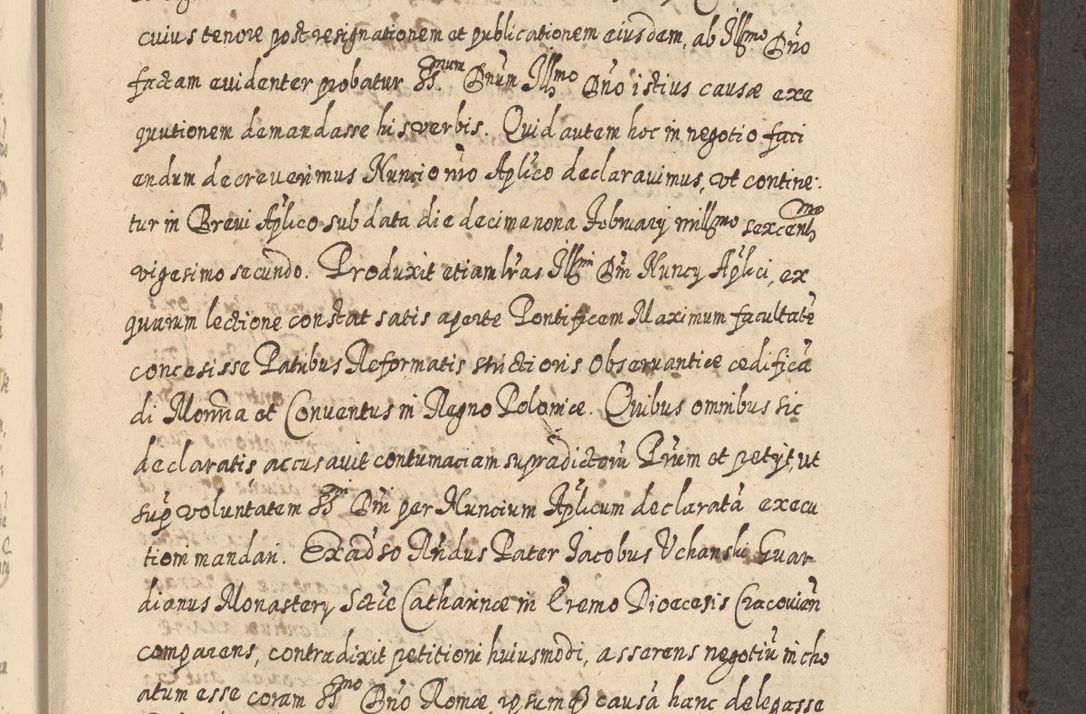 Zdjęcie nr 1106 dla obiektu archiwalnego: Acta actorum, causarum spiritualium, civilium, criminalium, obligationum, quietationum, inscpritionum, cessionum, decimarum, testamentorum R. D. Martini Szyszkowski, episcopi Cracoviensis, ducis Severiensis in annis 1620 - 1623. Tomus secundus.