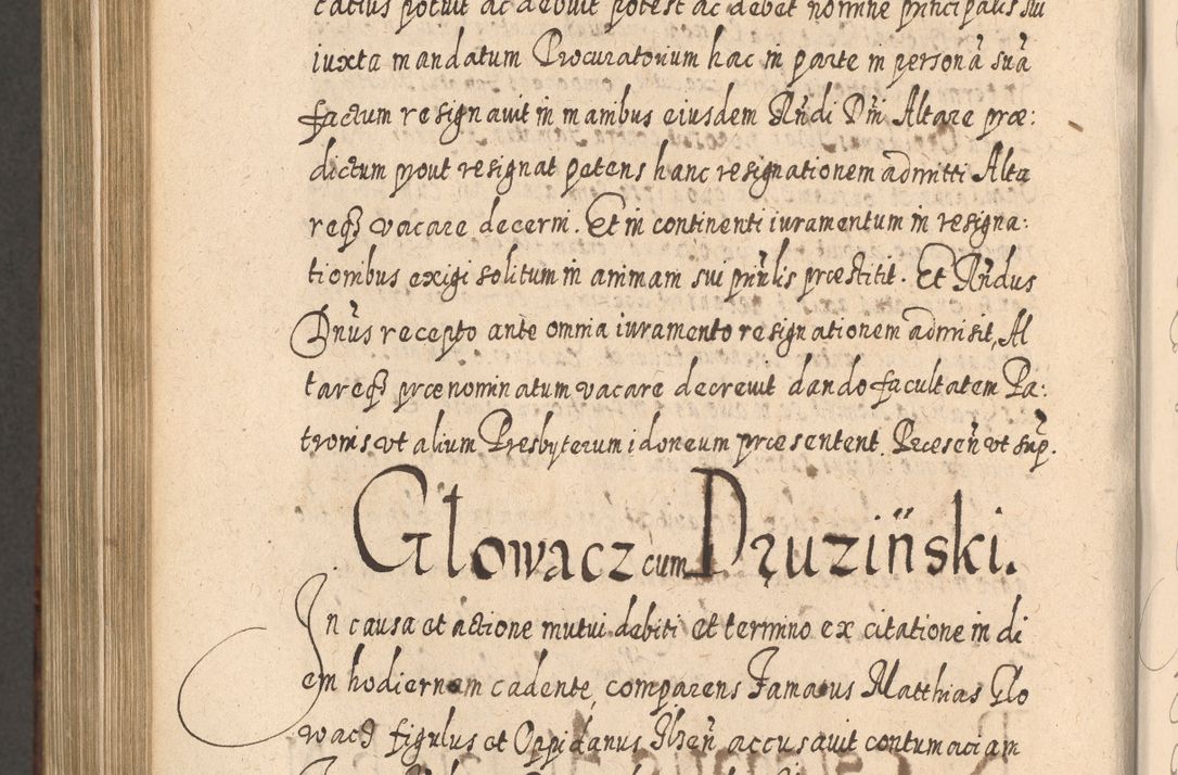 Zdjęcie nr 1097 dla obiektu archiwalnego: Acta actorum, causarum spiritualium, civilium, criminalium, obligationum, quietationum, inscpritionum, cessionum, decimarum, testamentorum R. D. Martini Szyszkowski, episcopi Cracoviensis, ducis Severiensis in annis 1620 - 1623. Tomus secundus.