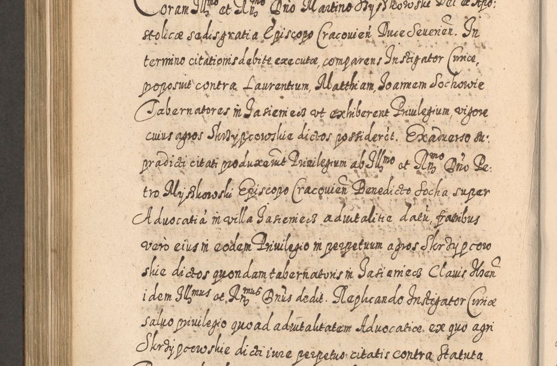 Zdjęcie nr 1101 dla obiektu archiwalnego: Acta actorum, causarum spiritualium, civilium, criminalium, obligationum, quietationum, inscpritionum, cessionum, decimarum, testamentorum R. D. Martini Szyszkowski, episcopi Cracoviensis, ducis Severiensis in annis 1620 - 1623. Tomus secundus.