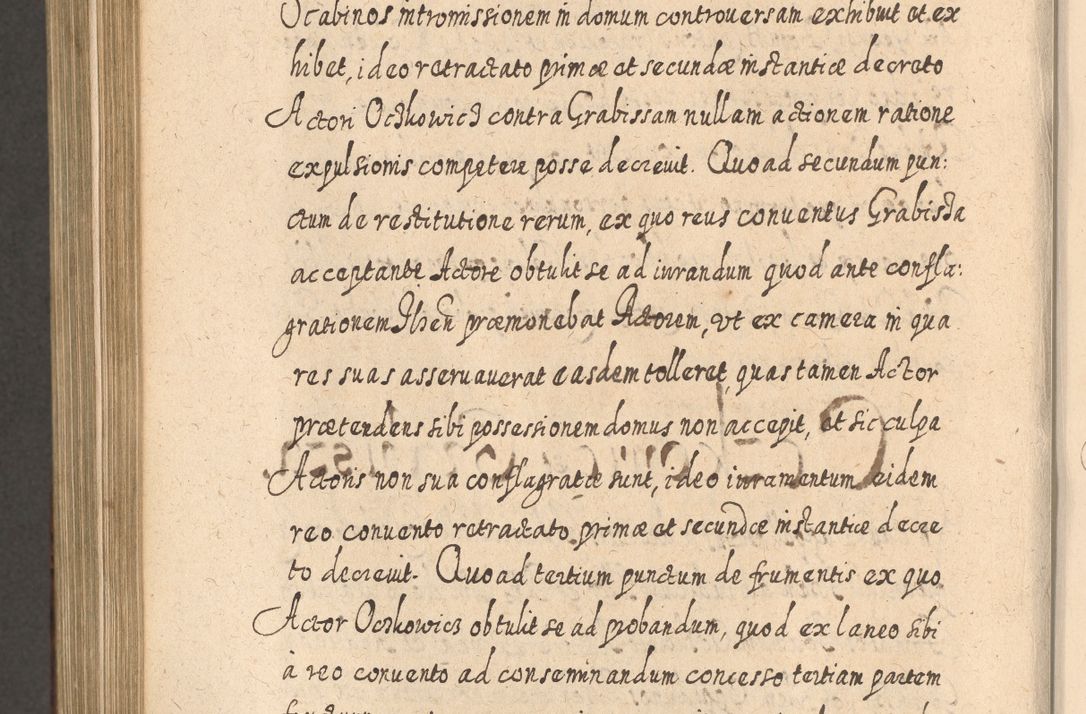 Zdjęcie nr 1099 dla obiektu archiwalnego: Acta actorum, causarum spiritualium, civilium, criminalium, obligationum, quietationum, inscpritionum, cessionum, decimarum, testamentorum R. D. Martini Szyszkowski, episcopi Cracoviensis, ducis Severiensis in annis 1620 - 1623. Tomus secundus.