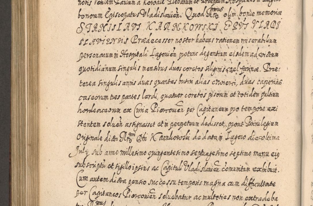 Zdjęcie nr 1089 dla obiektu archiwalnego: Acta actorum, causarum spiritualium, civilium, criminalium, obligationum, quietationum, inscpritionum, cessionum, decimarum, testamentorum R. D. Martini Szyszkowski, episcopi Cracoviensis, ducis Severiensis in annis 1620 - 1623. Tomus secundus.