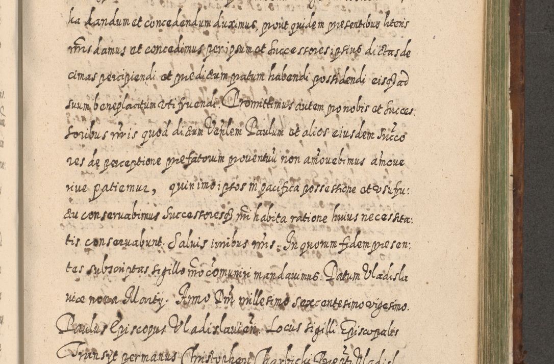 Zdjęcie nr 1092 dla obiektu archiwalnego: Acta actorum, causarum spiritualium, civilium, criminalium, obligationum, quietationum, inscpritionum, cessionum, decimarum, testamentorum R. D. Martini Szyszkowski, episcopi Cracoviensis, ducis Severiensis in annis 1620 - 1623. Tomus secundus.