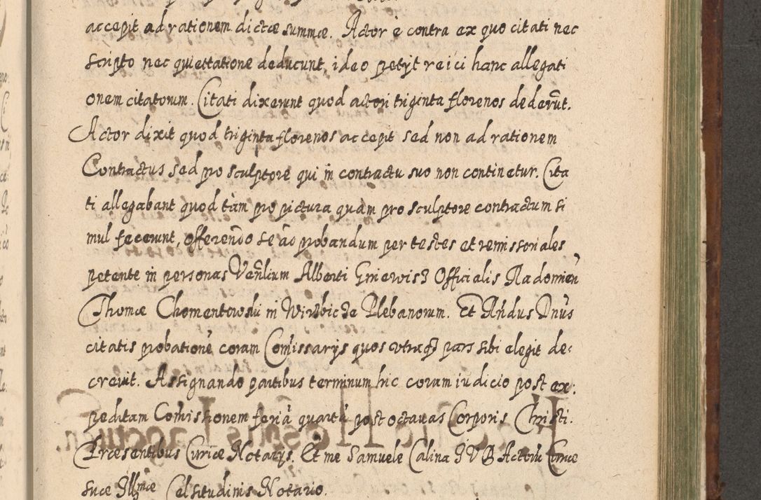 Zdjęcie nr 1086 dla obiektu archiwalnego: Acta actorum, causarum spiritualium, civilium, criminalium, obligationum, quietationum, inscpritionum, cessionum, decimarum, testamentorum R. D. Martini Szyszkowski, episcopi Cracoviensis, ducis Severiensis in annis 1620 - 1623. Tomus secundus.
