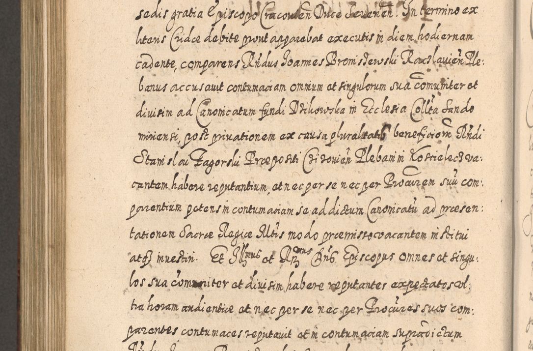 Zdjęcie nr 1083 dla obiektu archiwalnego: Acta actorum, causarum spiritualium, civilium, criminalium, obligationum, quietationum, inscpritionum, cessionum, decimarum, testamentorum R. D. Martini Szyszkowski, episcopi Cracoviensis, ducis Severiensis in annis 1620 - 1623. Tomus secundus.