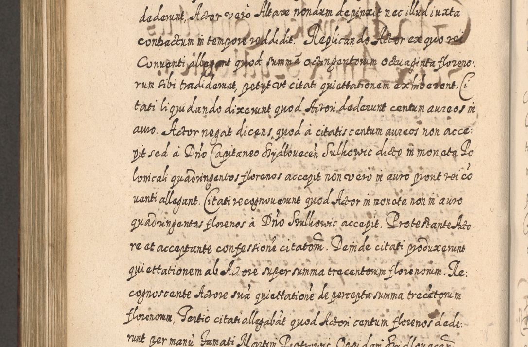 Zdjęcie nr 1085 dla obiektu archiwalnego: Acta actorum, causarum spiritualium, civilium, criminalium, obligationum, quietationum, inscpritionum, cessionum, decimarum, testamentorum R. D. Martini Szyszkowski, episcopi Cracoviensis, ducis Severiensis in annis 1620 - 1623. Tomus secundus.