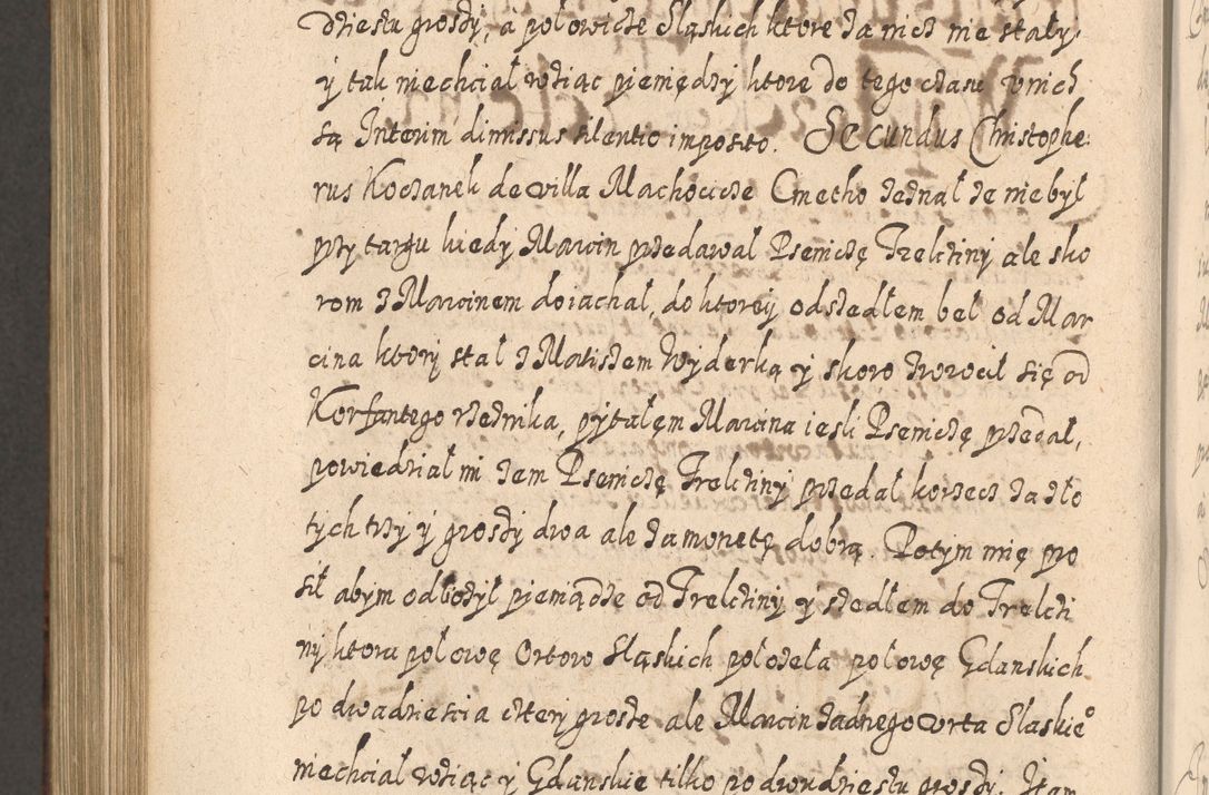Zdjęcie nr 1077 dla obiektu archiwalnego: Acta actorum, causarum spiritualium, civilium, criminalium, obligationum, quietationum, inscpritionum, cessionum, decimarum, testamentorum R. D. Martini Szyszkowski, episcopi Cracoviensis, ducis Severiensis in annis 1620 - 1623. Tomus secundus.