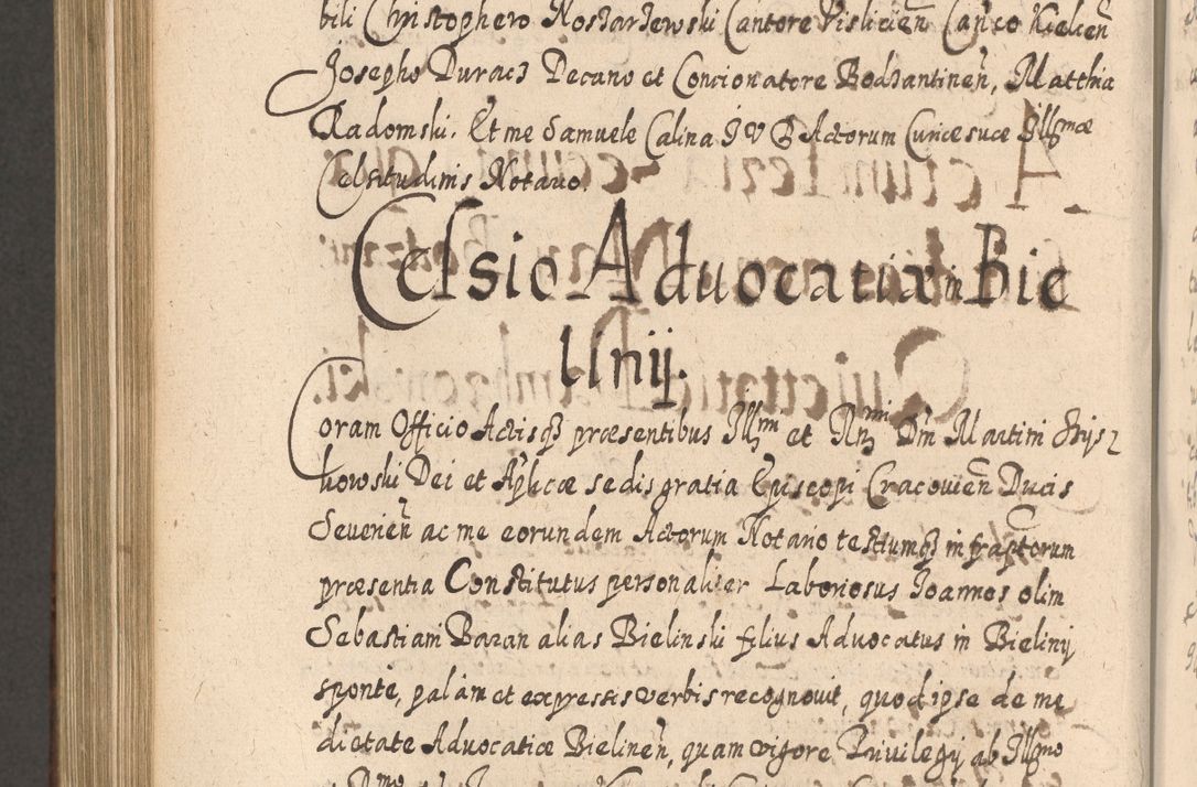 Zdjęcie nr 1069 dla obiektu archiwalnego: Acta actorum, causarum spiritualium, civilium, criminalium, obligationum, quietationum, inscpritionum, cessionum, decimarum, testamentorum R. D. Martini Szyszkowski, episcopi Cracoviensis, ducis Severiensis in annis 1620 - 1623. Tomus secundus.