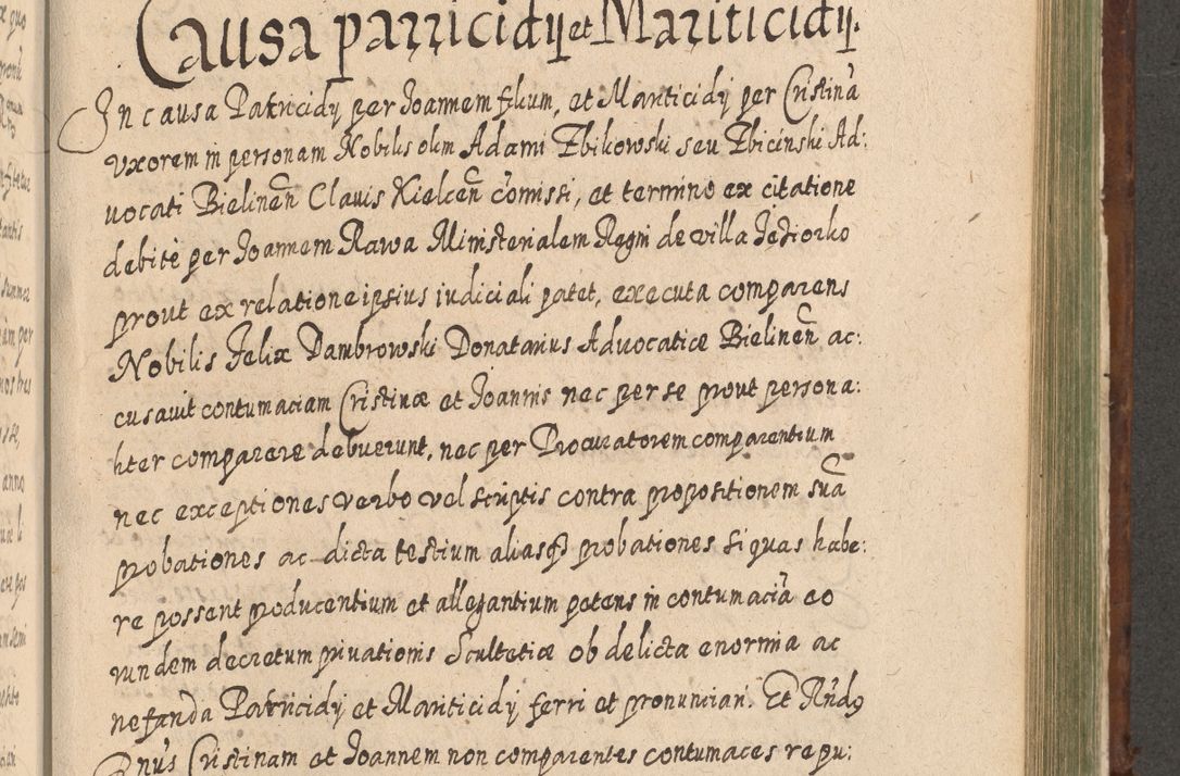 Zdjęcie nr 1064 dla obiektu archiwalnego: Acta actorum, causarum spiritualium, civilium, criminalium, obligationum, quietationum, inscpritionum, cessionum, decimarum, testamentorum R. D. Martini Szyszkowski, episcopi Cracoviensis, ducis Severiensis in annis 1620 - 1623. Tomus secundus.