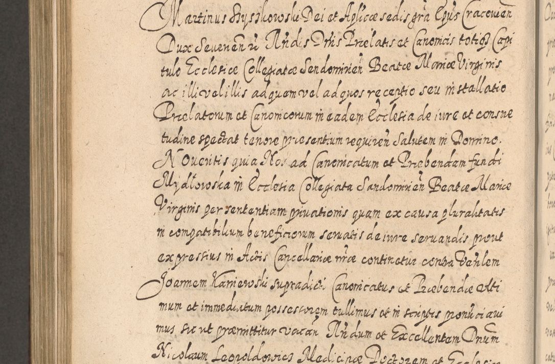 Zdjęcie nr 1059 dla obiektu archiwalnego: Acta actorum, causarum spiritualium, civilium, criminalium, obligationum, quietationum, inscpritionum, cessionum, decimarum, testamentorum R. D. Martini Szyszkowski, episcopi Cracoviensis, ducis Severiensis in annis 1620 - 1623. Tomus secundus.