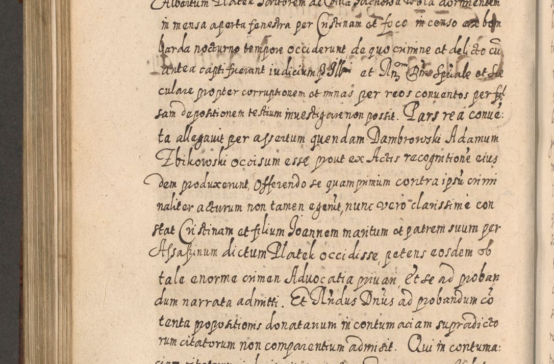 Zdjęcie nr 1043 dla obiektu archiwalnego: Acta actorum, causarum spiritualium, civilium, criminalium, obligationum, quietationum, inscpritionum, cessionum, decimarum, testamentorum R. D. Martini Szyszkowski, episcopi Cracoviensis, ducis Severiensis in annis 1620 - 1623. Tomus secundus.