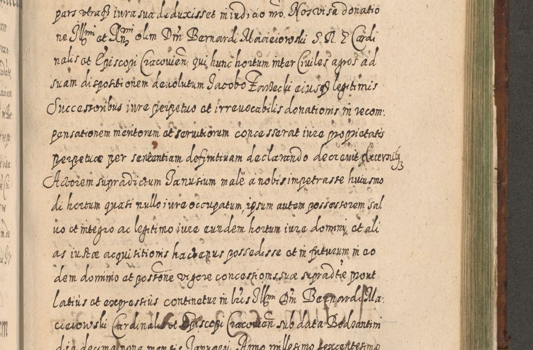 Zdjęcie nr 1036 dla obiektu archiwalnego: Acta actorum, causarum spiritualium, civilium, criminalium, obligationum, quietationum, inscpritionum, cessionum, decimarum, testamentorum R. D. Martini Szyszkowski, episcopi Cracoviensis, ducis Severiensis in annis 1620 - 1623. Tomus secundus.