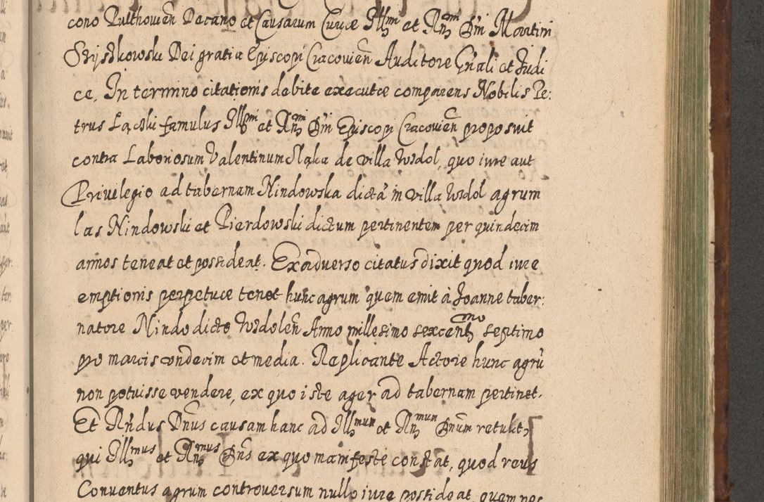 Zdjęcie nr 1034 dla obiektu archiwalnego: Acta actorum, causarum spiritualium, civilium, criminalium, obligationum, quietationum, inscpritionum, cessionum, decimarum, testamentorum R. D. Martini Szyszkowski, episcopi Cracoviensis, ducis Severiensis in annis 1620 - 1623. Tomus secundus.
