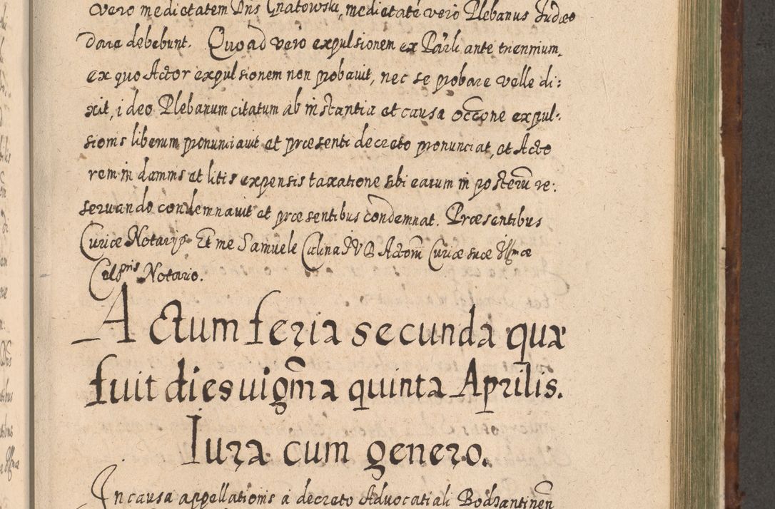 Zdjęcie nr 1032 dla obiektu archiwalnego: Acta actorum, causarum spiritualium, civilium, criminalium, obligationum, quietationum, inscpritionum, cessionum, decimarum, testamentorum R. D. Martini Szyszkowski, episcopi Cracoviensis, ducis Severiensis in annis 1620 - 1623. Tomus secundus.