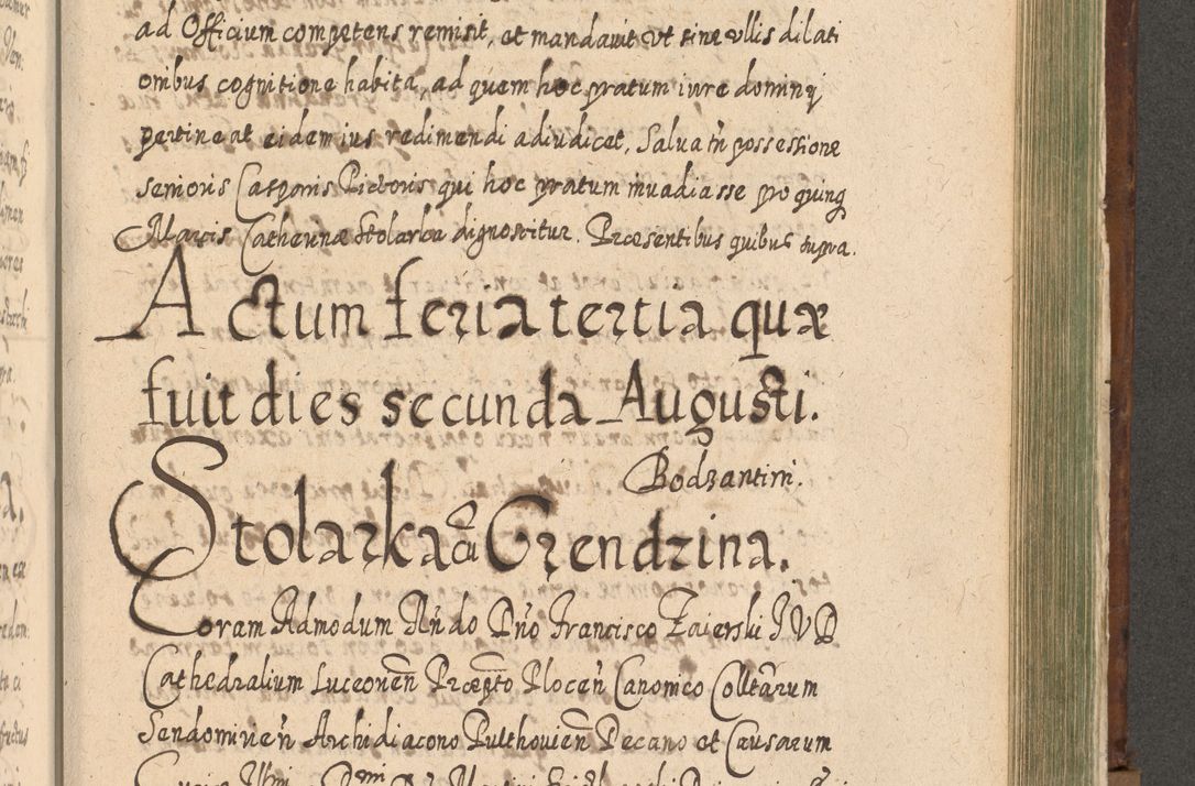 Zdjęcie nr 1228 dla obiektu archiwalnego: Acta actorum, causarum spiritualium, civilium, criminalium, obligationum, quietationum, inscpritionum, cessionum, decimarum, testamentorum R. D. Martini Szyszkowski, episcopi Cracoviensis, ducis Severiensis in annis 1620 - 1623. Tomus secundus.