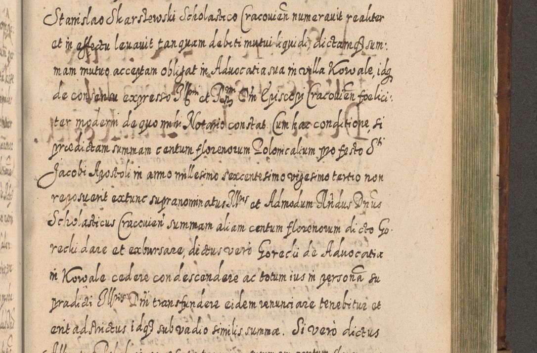 Zdjęcie nr 1214 dla obiektu archiwalnego: Acta actorum, causarum spiritualium, civilium, criminalium, obligationum, quietationum, inscpritionum, cessionum, decimarum, testamentorum R. D. Martini Szyszkowski, episcopi Cracoviensis, ducis Severiensis in annis 1620 - 1623. Tomus secundus.