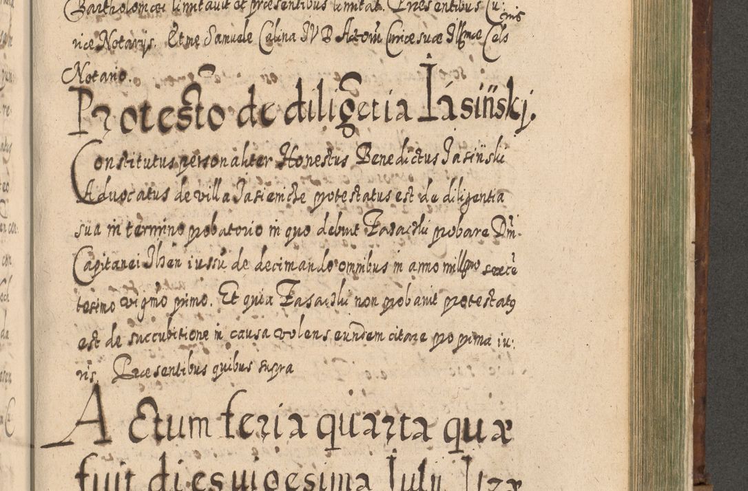 Zdjęcie nr 1210 dla obiektu archiwalnego: Acta actorum, causarum spiritualium, civilium, criminalium, obligationum, quietationum, inscpritionum, cessionum, decimarum, testamentorum R. D. Martini Szyszkowski, episcopi Cracoviensis, ducis Severiensis in annis 1620 - 1623. Tomus secundus.