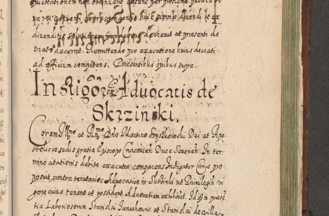 Zdjęcie nr 1378 dla obiektu archiwalnego: Acta actorum, causarum spiritualium, civilium, criminalium, obligationum, quietationum, inscpritionum, cessionum, decimarum, testamentorum R. D. Martini Szyszkowski, episcopi Cracoviensis, ducis Severiensis in annis 1620 - 1623. Tomus secundus.