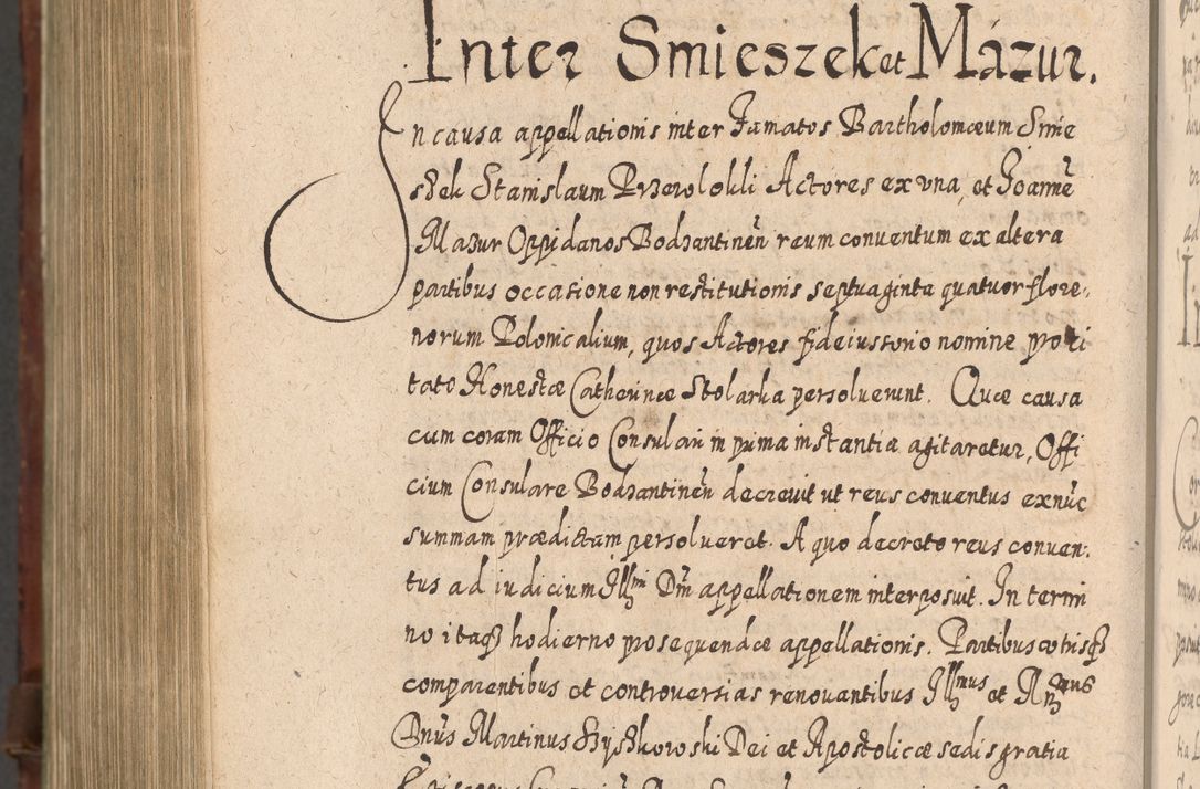 Zdjęcie nr 1377 dla obiektu archiwalnego: Acta actorum, causarum spiritualium, civilium, criminalium, obligationum, quietationum, inscpritionum, cessionum, decimarum, testamentorum R. D. Martini Szyszkowski, episcopi Cracoviensis, ducis Severiensis in annis 1620 - 1623. Tomus secundus.