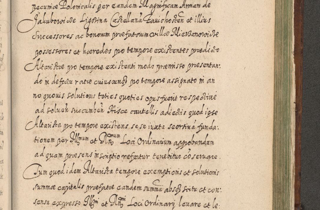 Zdjęcie nr 1372 dla obiektu archiwalnego: Acta actorum, causarum spiritualium, civilium, criminalium, obligationum, quietationum, inscpritionum, cessionum, decimarum, testamentorum R. D. Martini Szyszkowski, episcopi Cracoviensis, ducis Severiensis in annis 1620 - 1623. Tomus secundus.
