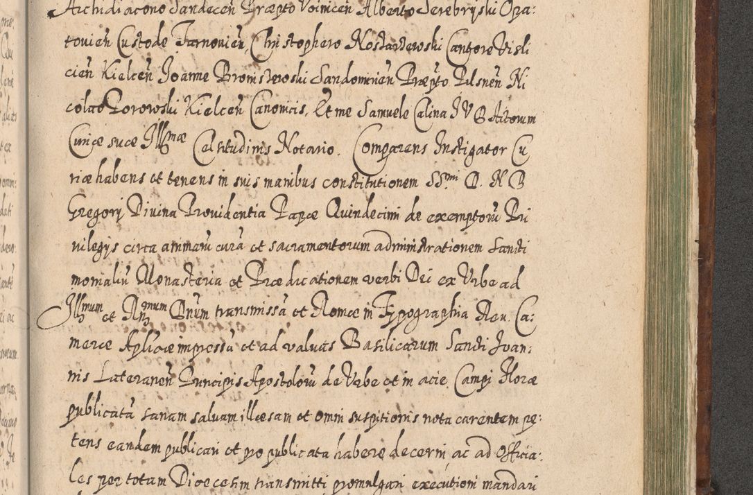 Zdjęcie nr 1360 dla obiektu archiwalnego: Acta actorum, causarum spiritualium, civilium, criminalium, obligationum, quietationum, inscpritionum, cessionum, decimarum, testamentorum R. D. Martini Szyszkowski, episcopi Cracoviensis, ducis Severiensis in annis 1620 - 1623. Tomus secundus.