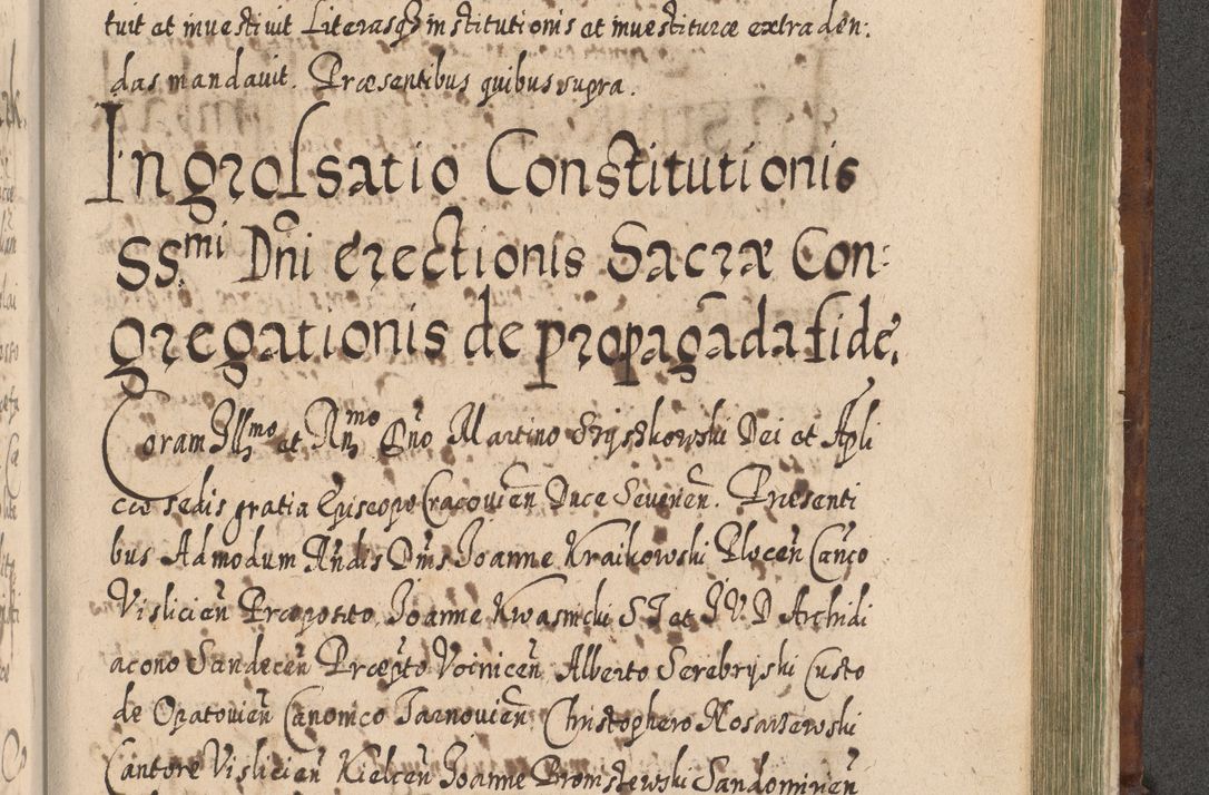 Zdjęcie nr 1352 dla obiektu archiwalnego: Acta actorum, causarum spiritualium, civilium, criminalium, obligationum, quietationum, inscpritionum, cessionum, decimarum, testamentorum R. D. Martini Szyszkowski, episcopi Cracoviensis, ducis Severiensis in annis 1620 - 1623. Tomus secundus.