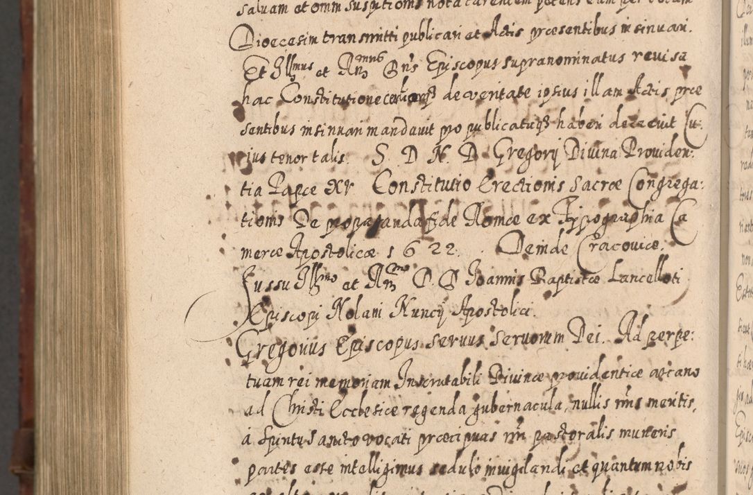 Zdjęcie nr 1353 dla obiektu archiwalnego: Acta actorum, causarum spiritualium, civilium, criminalium, obligationum, quietationum, inscpritionum, cessionum, decimarum, testamentorum R. D. Martini Szyszkowski, episcopi Cracoviensis, ducis Severiensis in annis 1620 - 1623. Tomus secundus.