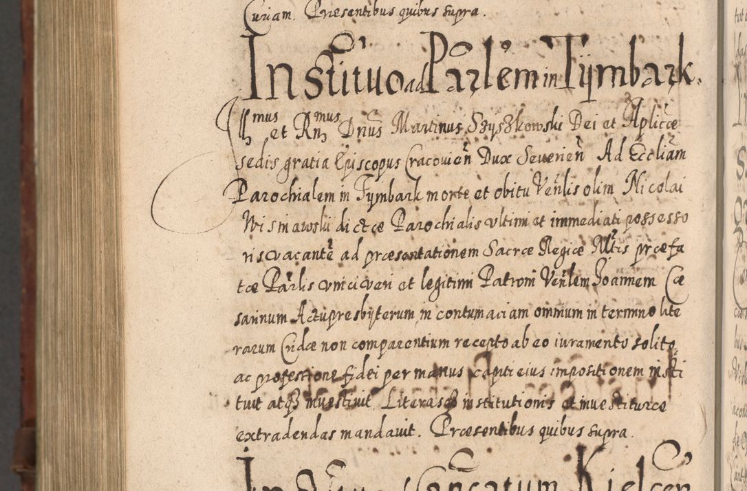 Zdjęcie nr 1351 dla obiektu archiwalnego: Acta actorum, causarum spiritualium, civilium, criminalium, obligationum, quietationum, inscpritionum, cessionum, decimarum, testamentorum R. D. Martini Szyszkowski, episcopi Cracoviensis, ducis Severiensis in annis 1620 - 1623. Tomus secundus.