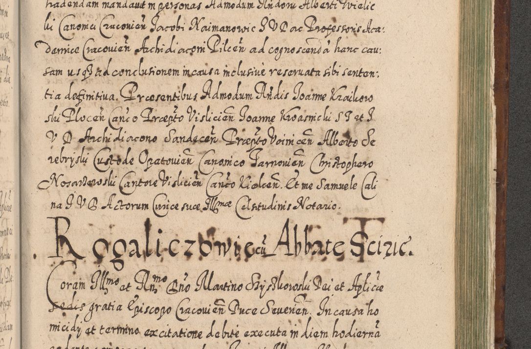 Zdjęcie nr 1348 dla obiektu archiwalnego: Acta actorum, causarum spiritualium, civilium, criminalium, obligationum, quietationum, inscpritionum, cessionum, decimarum, testamentorum R. D. Martini Szyszkowski, episcopi Cracoviensis, ducis Severiensis in annis 1620 - 1623. Tomus secundus.