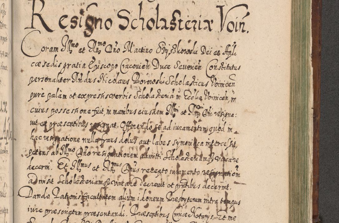Zdjęcie nr 1336 dla obiektu archiwalnego: Acta actorum, causarum spiritualium, civilium, criminalium, obligationum, quietationum, inscpritionum, cessionum, decimarum, testamentorum R. D. Martini Szyszkowski, episcopi Cracoviensis, ducis Severiensis in annis 1620 - 1623. Tomus secundus.