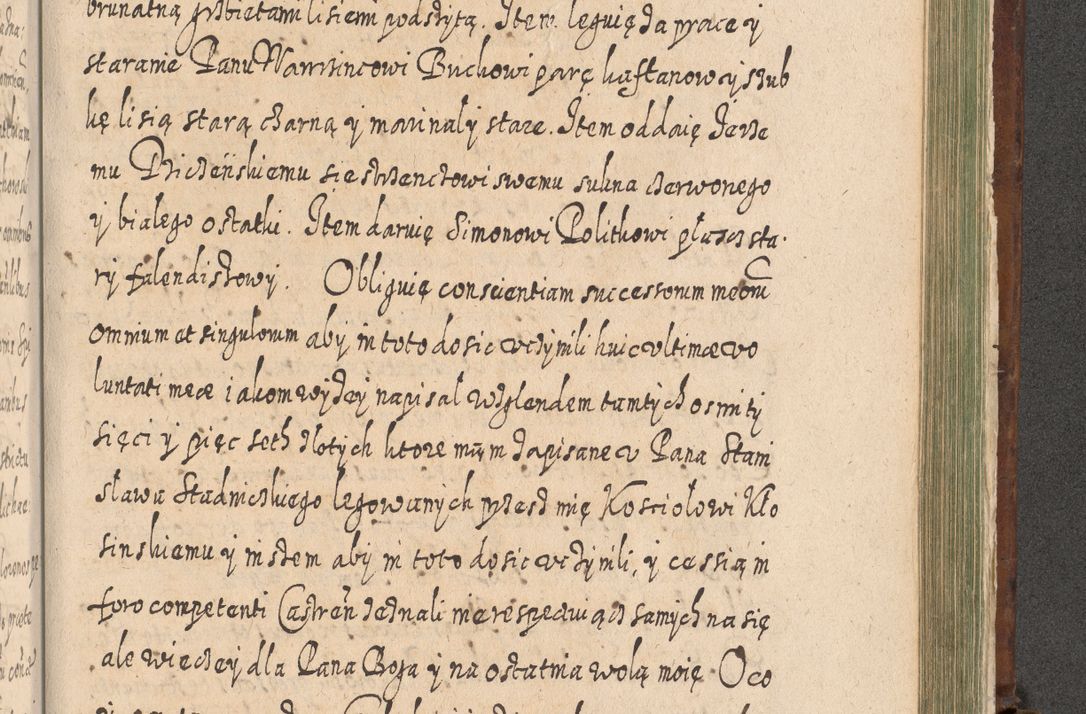 Zdjęcie nr 1326 dla obiektu archiwalnego: Acta actorum, causarum spiritualium, civilium, criminalium, obligationum, quietationum, inscpritionum, cessionum, decimarum, testamentorum R. D. Martini Szyszkowski, episcopi Cracoviensis, ducis Severiensis in annis 1620 - 1623. Tomus secundus.