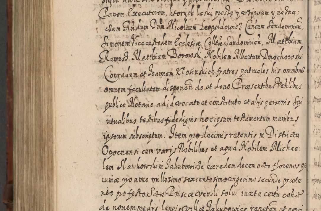 Zdjęcie nr 1325 dla obiektu archiwalnego: Acta actorum, causarum spiritualium, civilium, criminalium, obligationum, quietationum, inscpritionum, cessionum, decimarum, testamentorum R. D. Martini Szyszkowski, episcopi Cracoviensis, ducis Severiensis in annis 1620 - 1623. Tomus secundus.