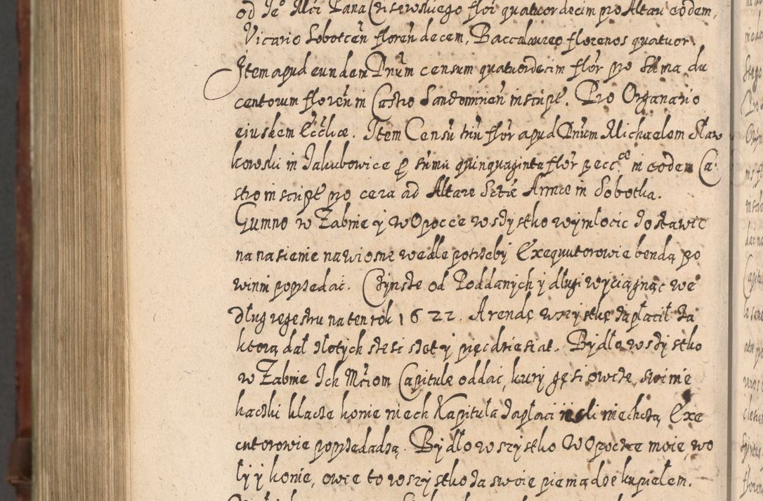 Zdjęcie nr 1323 dla obiektu archiwalnego: Acta actorum, causarum spiritualium, civilium, criminalium, obligationum, quietationum, inscpritionum, cessionum, decimarum, testamentorum R. D. Martini Szyszkowski, episcopi Cracoviensis, ducis Severiensis in annis 1620 - 1623. Tomus secundus.