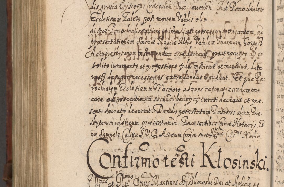 Zdjęcie nr 1317 dla obiektu archiwalnego: Acta actorum, causarum spiritualium, civilium, criminalium, obligationum, quietationum, inscpritionum, cessionum, decimarum, testamentorum R. D. Martini Szyszkowski, episcopi Cracoviensis, ducis Severiensis in annis 1620 - 1623. Tomus secundus.