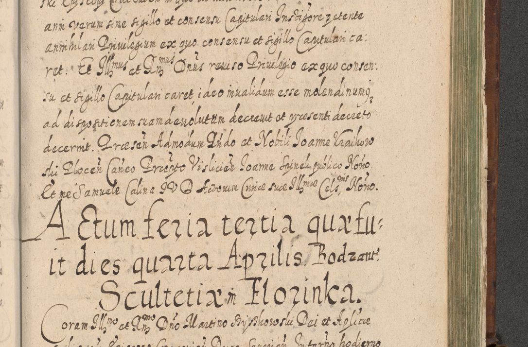 Zdjęcie nr 1314 dla obiektu archiwalnego: Acta actorum, causarum spiritualium, civilium, criminalium, obligationum, quietationum, inscpritionum, cessionum, decimarum, testamentorum R. D. Martini Szyszkowski, episcopi Cracoviensis, ducis Severiensis in annis 1620 - 1623. Tomus secundus.