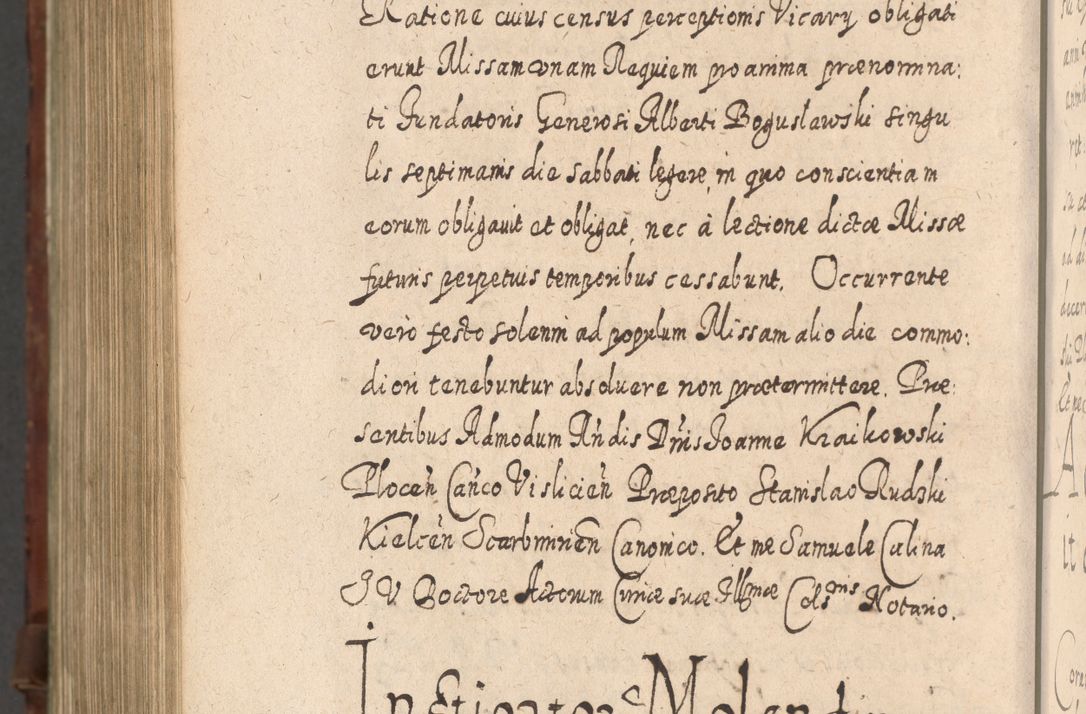 Zdjęcie nr 1313 dla obiektu archiwalnego: Acta actorum, causarum spiritualium, civilium, criminalium, obligationum, quietationum, inscpritionum, cessionum, decimarum, testamentorum R. D. Martini Szyszkowski, episcopi Cracoviensis, ducis Severiensis in annis 1620 - 1623. Tomus secundus.