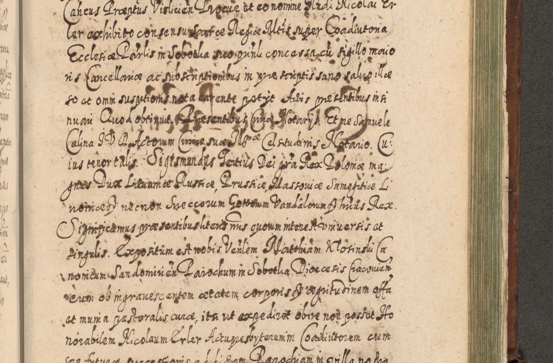 Zdjęcie nr 1306 dla obiektu archiwalnego: Acta actorum, causarum spiritualium, civilium, criminalium, obligationum, quietationum, inscpritionum, cessionum, decimarum, testamentorum R. D. Martini Szyszkowski, episcopi Cracoviensis, ducis Severiensis in annis 1620 - 1623. Tomus secundus.