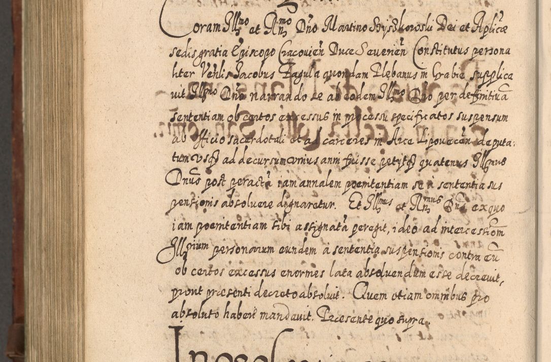 Zdjęcie nr 1305 dla obiektu archiwalnego: Acta actorum, causarum spiritualium, civilium, criminalium, obligationum, quietationum, inscpritionum, cessionum, decimarum, testamentorum R. D. Martini Szyszkowski, episcopi Cracoviensis, ducis Severiensis in annis 1620 - 1623. Tomus secundus.