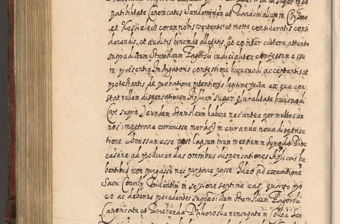 Zdjęcie nr 1301 dla obiektu archiwalnego: Acta actorum, causarum spiritualium, civilium, criminalium, obligationum, quietationum, inscpritionum, cessionum, decimarum, testamentorum R. D. Martini Szyszkowski, episcopi Cracoviensis, ducis Severiensis in annis 1620 - 1623. Tomus secundus.