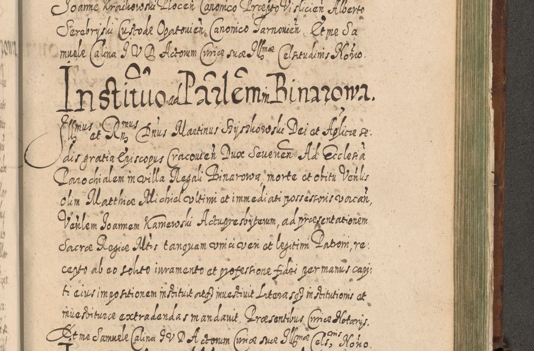 Zdjęcie nr 1294 dla obiektu archiwalnego: Acta actorum, causarum spiritualium, civilium, criminalium, obligationum, quietationum, inscpritionum, cessionum, decimarum, testamentorum R. D. Martini Szyszkowski, episcopi Cracoviensis, ducis Severiensis in annis 1620 - 1623. Tomus secundus.