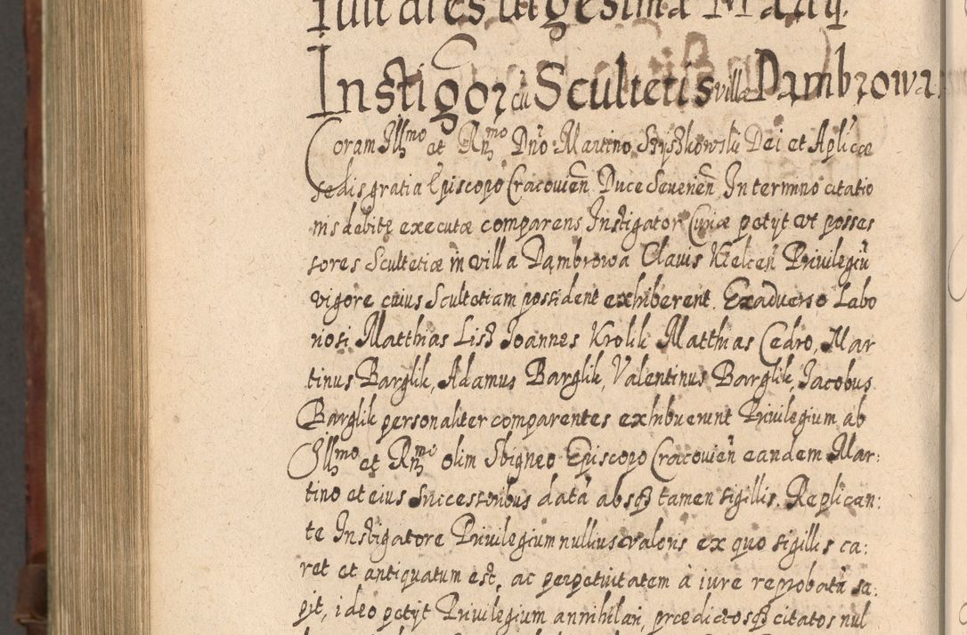 Zdjęcie nr 1293 dla obiektu archiwalnego: Acta actorum, causarum spiritualium, civilium, criminalium, obligationum, quietationum, inscpritionum, cessionum, decimarum, testamentorum R. D. Martini Szyszkowski, episcopi Cracoviensis, ducis Severiensis in annis 1620 - 1623. Tomus secundus.
