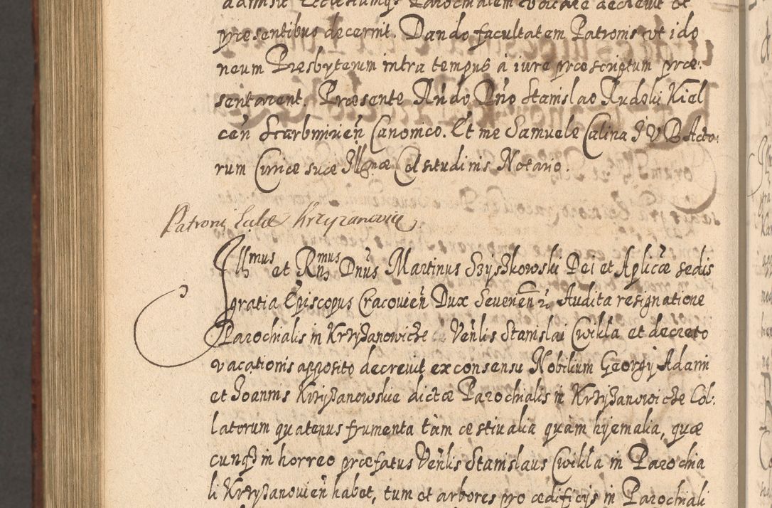 Zdjęcie nr 1273 dla obiektu archiwalnego: Acta actorum, causarum spiritualium, civilium, criminalium, obligationum, quietationum, inscpritionum, cessionum, decimarum, testamentorum R. D. Martini Szyszkowski, episcopi Cracoviensis, ducis Severiensis in annis 1620 - 1623. Tomus secundus.