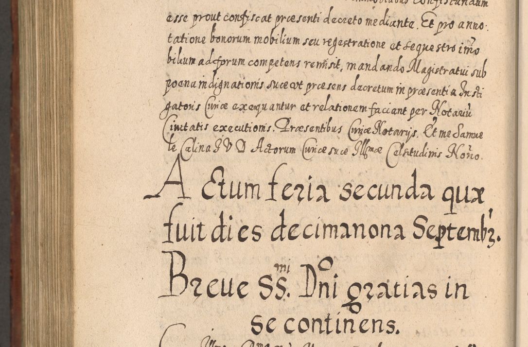 Zdjęcie nr 1253 dla obiektu archiwalnego: Acta actorum, causarum spiritualium, civilium, criminalium, obligationum, quietationum, inscpritionum, cessionum, decimarum, testamentorum R. D. Martini Szyszkowski, episcopi Cracoviensis, ducis Severiensis in annis 1620 - 1623. Tomus secundus.