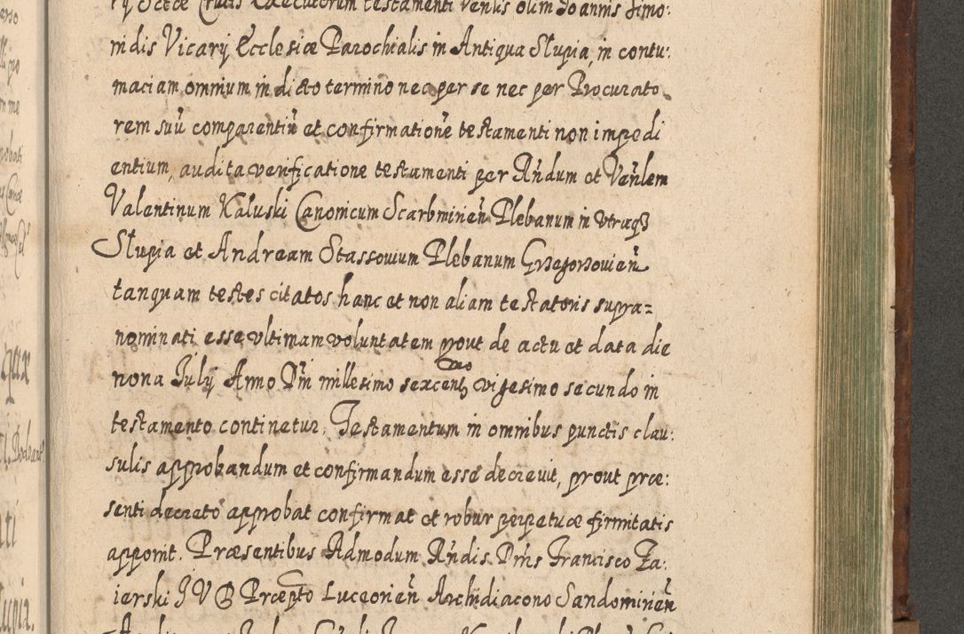 Zdjęcie nr 1234 dla obiektu archiwalnego: Acta actorum, causarum spiritualium, civilium, criminalium, obligationum, quietationum, inscpritionum, cessionum, decimarum, testamentorum R. D. Martini Szyszkowski, episcopi Cracoviensis, ducis Severiensis in annis 1620 - 1623. Tomus secundus.