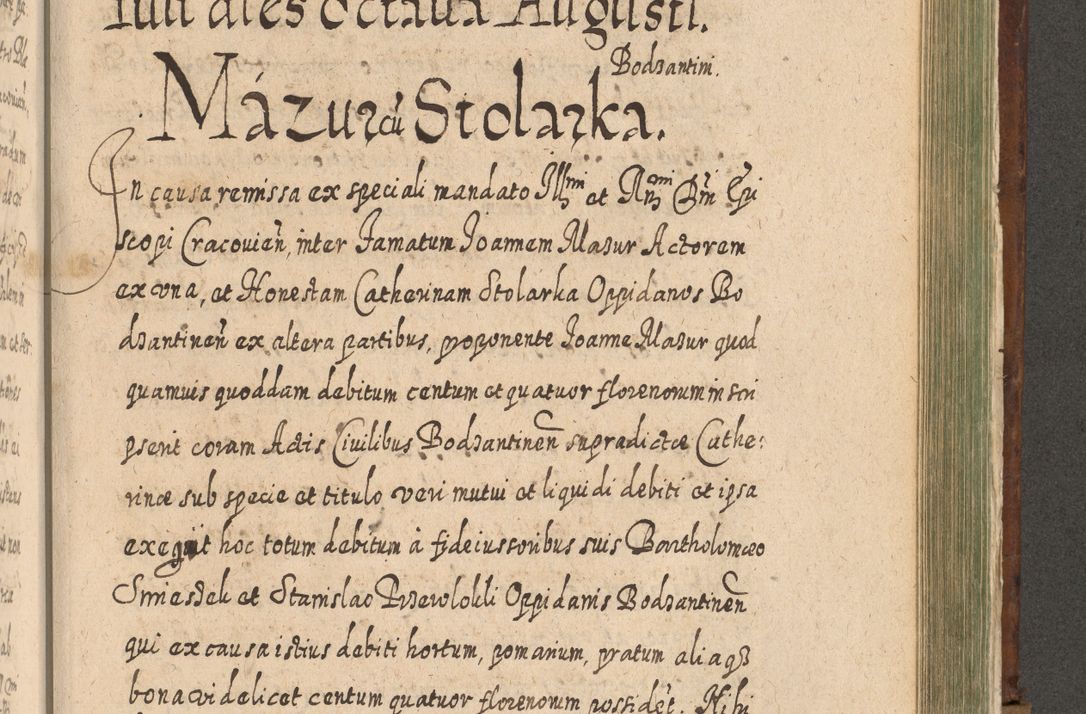 Zdjęcie nr 1236 dla obiektu archiwalnego: Acta actorum, causarum spiritualium, civilium, criminalium, obligationum, quietationum, inscpritionum, cessionum, decimarum, testamentorum R. D. Martini Szyszkowski, episcopi Cracoviensis, ducis Severiensis in annis 1620 - 1623. Tomus secundus.
