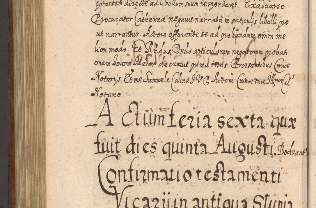 Zdjęcie nr 1233 dla obiektu archiwalnego: Acta actorum, causarum spiritualium, civilium, criminalium, obligationum, quietationum, inscpritionum, cessionum, decimarum, testamentorum R. D. Martini Szyszkowski, episcopi Cracoviensis, ducis Severiensis in annis 1620 - 1623. Tomus secundus.