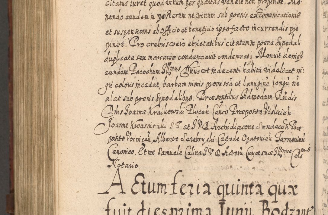 Zdjęcie nr 1433 dla obiektu archiwalnego: Acta actorum, causarum spiritualium, civilium, criminalium, obligationum, quietationum, inscpritionum, cessionum, decimarum, testamentorum R. D. Martini Szyszkowski, episcopi Cracoviensis, ducis Severiensis in annis 1620 - 1623. Tomus secundus.