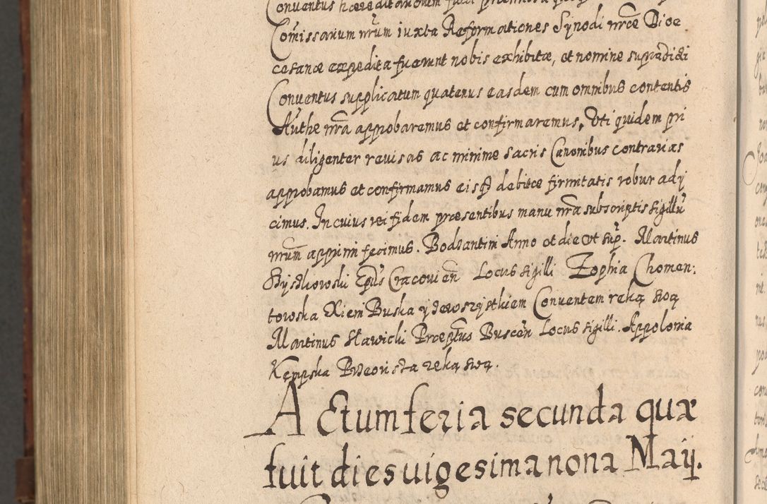 Zdjęcie nr 1425 dla obiektu archiwalnego: Acta actorum, causarum spiritualium, civilium, criminalium, obligationum, quietationum, inscpritionum, cessionum, decimarum, testamentorum R. D. Martini Szyszkowski, episcopi Cracoviensis, ducis Severiensis in annis 1620 - 1623. Tomus secundus.