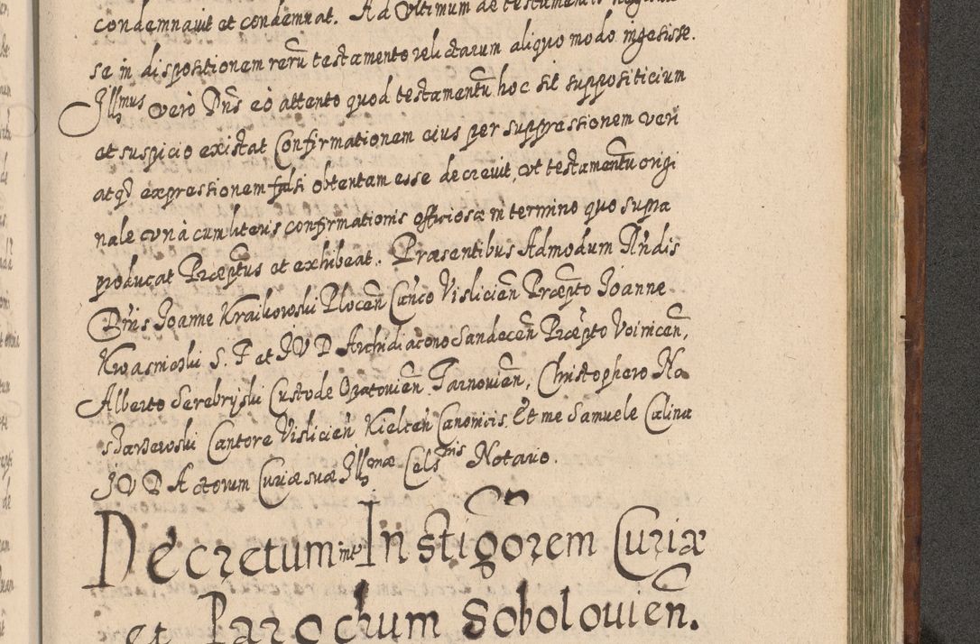 Zdjęcie nr 1414 dla obiektu archiwalnego: Acta actorum, causarum spiritualium, civilium, criminalium, obligationum, quietationum, inscpritionum, cessionum, decimarum, testamentorum R. D. Martini Szyszkowski, episcopi Cracoviensis, ducis Severiensis in annis 1620 - 1623. Tomus secundus.