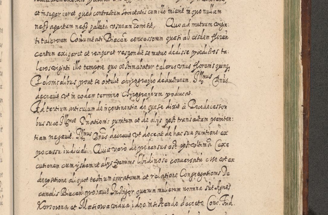 Zdjęcie nr 1412 dla obiektu archiwalnego: Acta actorum, causarum spiritualium, civilium, criminalium, obligationum, quietationum, inscpritionum, cessionum, decimarum, testamentorum R. D. Martini Szyszkowski, episcopi Cracoviensis, ducis Severiensis in annis 1620 - 1623. Tomus secundus.